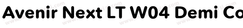 Avenir Next LT W04 Demi Cond字体转换